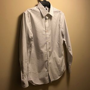 BANANA REPUBLIC classic fit white button up shirt